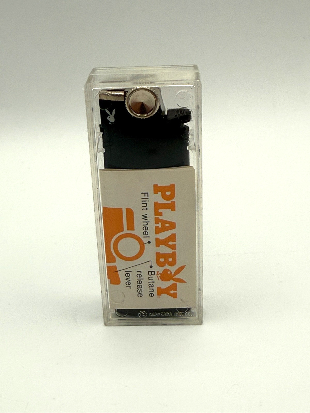 Vintage Playboy Butane Lighter Kanazawa Japan NOS Sealed in Case